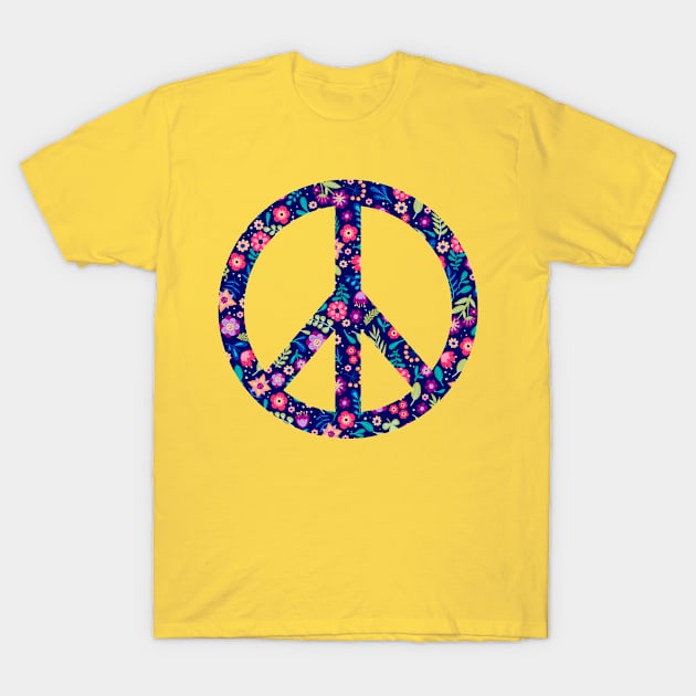 Peace Love - Funny gift T-Shirt by LindaMccalmanub